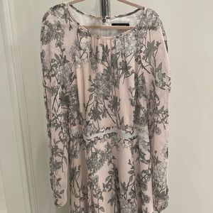 Tommy Hilfiger Pink and grey floral dress 4